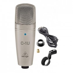 Behringer C-1U USB Condenser Stüdyo Kayıt Mikrofonu - Thumbnail
