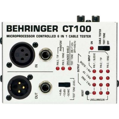 Behringer CT100 6li Kablo Test Cihazı