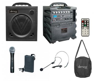 Denox DN-P1125 Taşınabilir Portatif Ses Sistemi