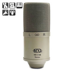 MXL Microphones - MXL 990 USB Stereo 990 USB Stereo Modeli