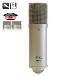 MXL 992 1inch Altın Diyafram Condenser Microphone (Extra Düşük Gürültü) - Thumbnail