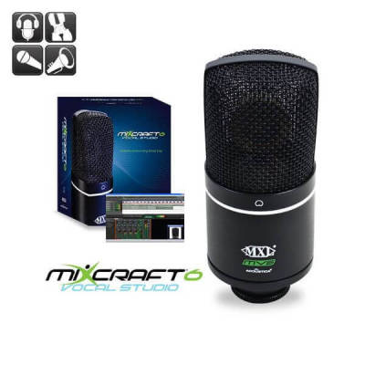 MXL Acoustica MVS USB Kondenser Stüdyo Vokal Mikrofonu