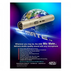 MXL Mic Mate Classic Xlr-Usb Kapasitif Mikrofon Bağlantı Adaptörü - Thumbnail