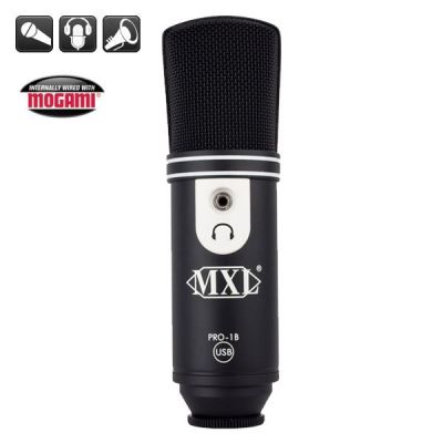 MXL Pro 1-B USB Yüksek Kaliteli USB Mikrofon