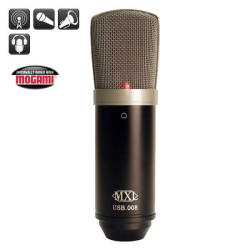 MXL Microphones - MXL USB 008 Geniş Diyafram (33mm) USB Kodek Kapasitif Mikrofon
