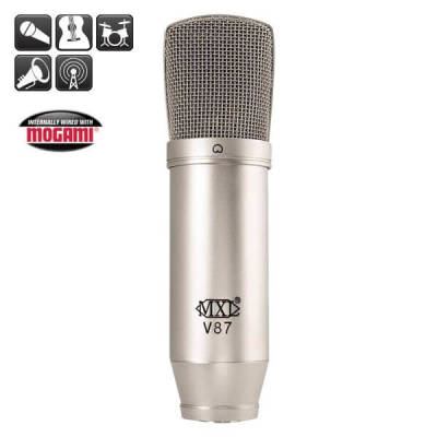 MXL V87 Düşük Gürültülü Kapasitif Stüdyo ve Broadcast Mikrofonu
