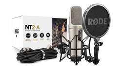Rode - RODE NT2-A - Multi Pattern Condenser Mikrofon (mount ile birlikte)