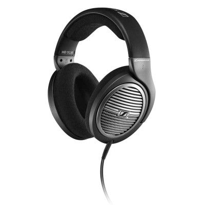 Sennheiser HD 518 Kulaküstü Kulaklık (Siyah, Metalik Gri) - 504629