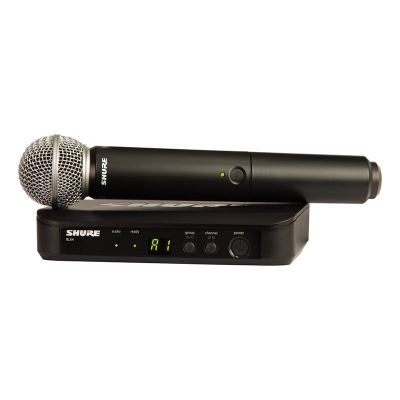 Shure BLX24E/SM58 Kablosuz SM58 kapsül El Mikrofonu