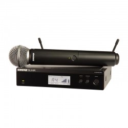 Shure - Shure BLX24RE/SM58 Rack Tipi Kablosuz SM58 kapsül El Mikrofonu