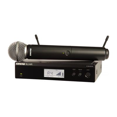 Shure BLX24RE/SM58 Rack Tipi Kablosuz SM58 kapsül El Mikrofonu