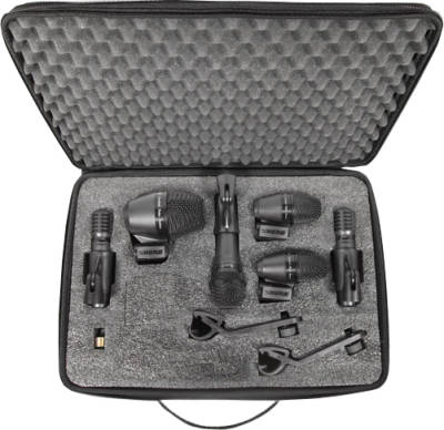 Shure PGA Drumkit 6 Davul Mikrofon Seti 6 - Genişletilmiş Paket