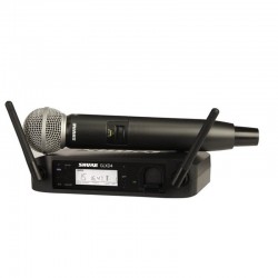 Shure - Shure GLXD24E/SM58 Kablosuz SM58 kapsül El Mikrofonu