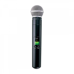 Shure SLX24 / SM58 Tek El Telsiz Kablosuz Mikrofon - Thumbnail