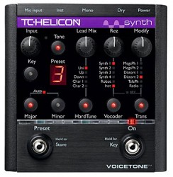 TC Helicon - TC HELICON VoiceTone Synth - HardTune Vocoder Pedal